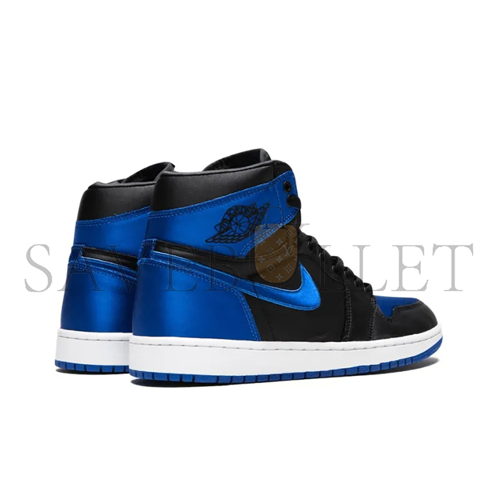 NIKE JORDAN 1 RETRO HIGH SATIN ROYAL (NUMBERED) 921193-007